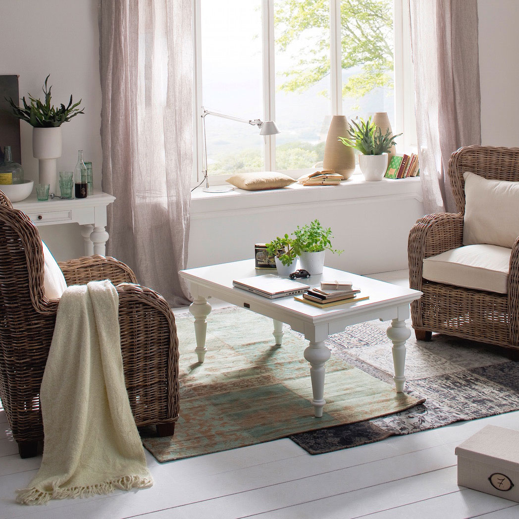 Provence White Rectangular Coffee Table - Style Our Home