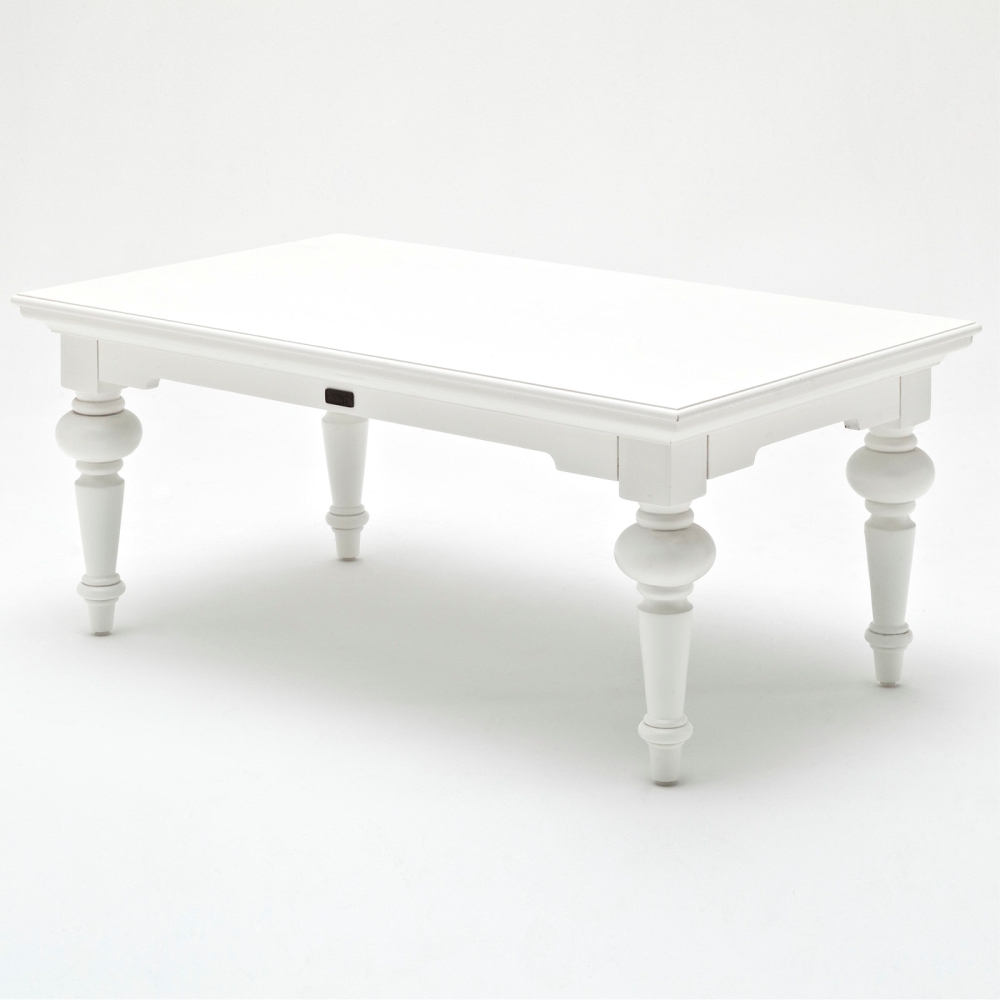 Provence White Rectangular Coffee Table - Style Our Home