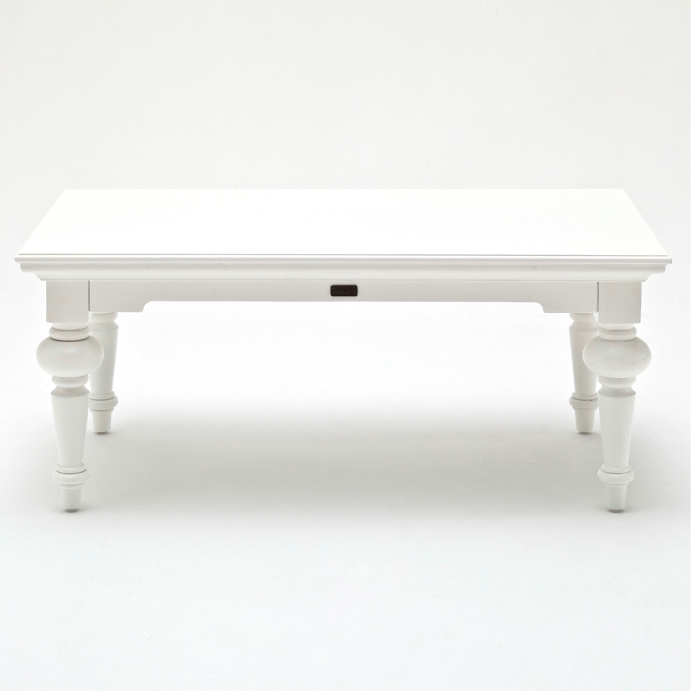 Provence White Rectangular Coffee Table - Style Our Home
