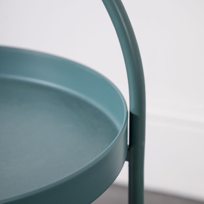 Abbas Teal Side Table by Hudson Living | Style Our Home 