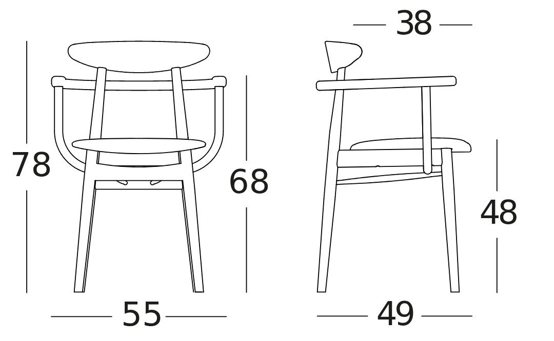 Atleier N7 Teo OA Upholstered Dining Chair - Style Our Home