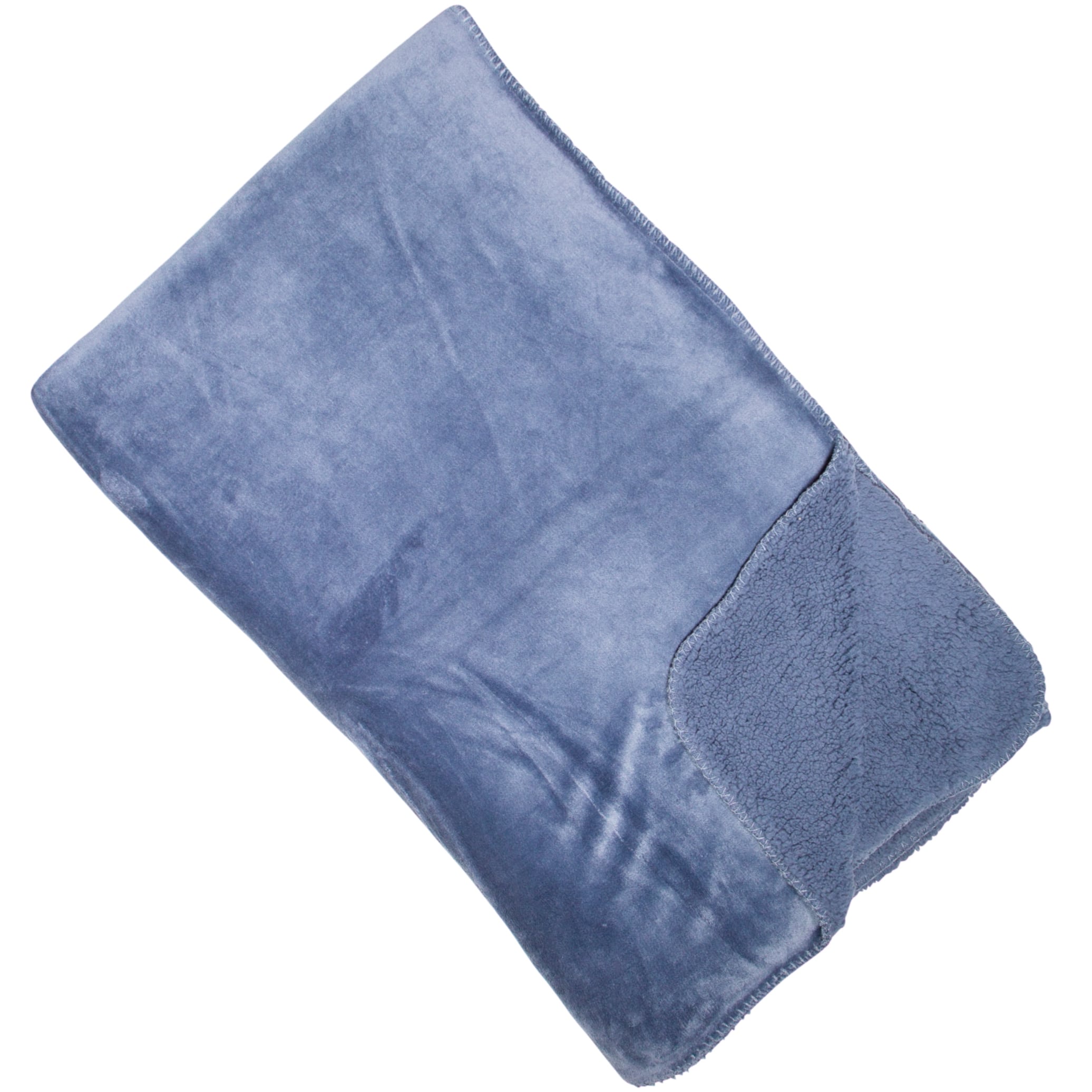 Softest Fleece Throw Blue by Malini | Style Our Home