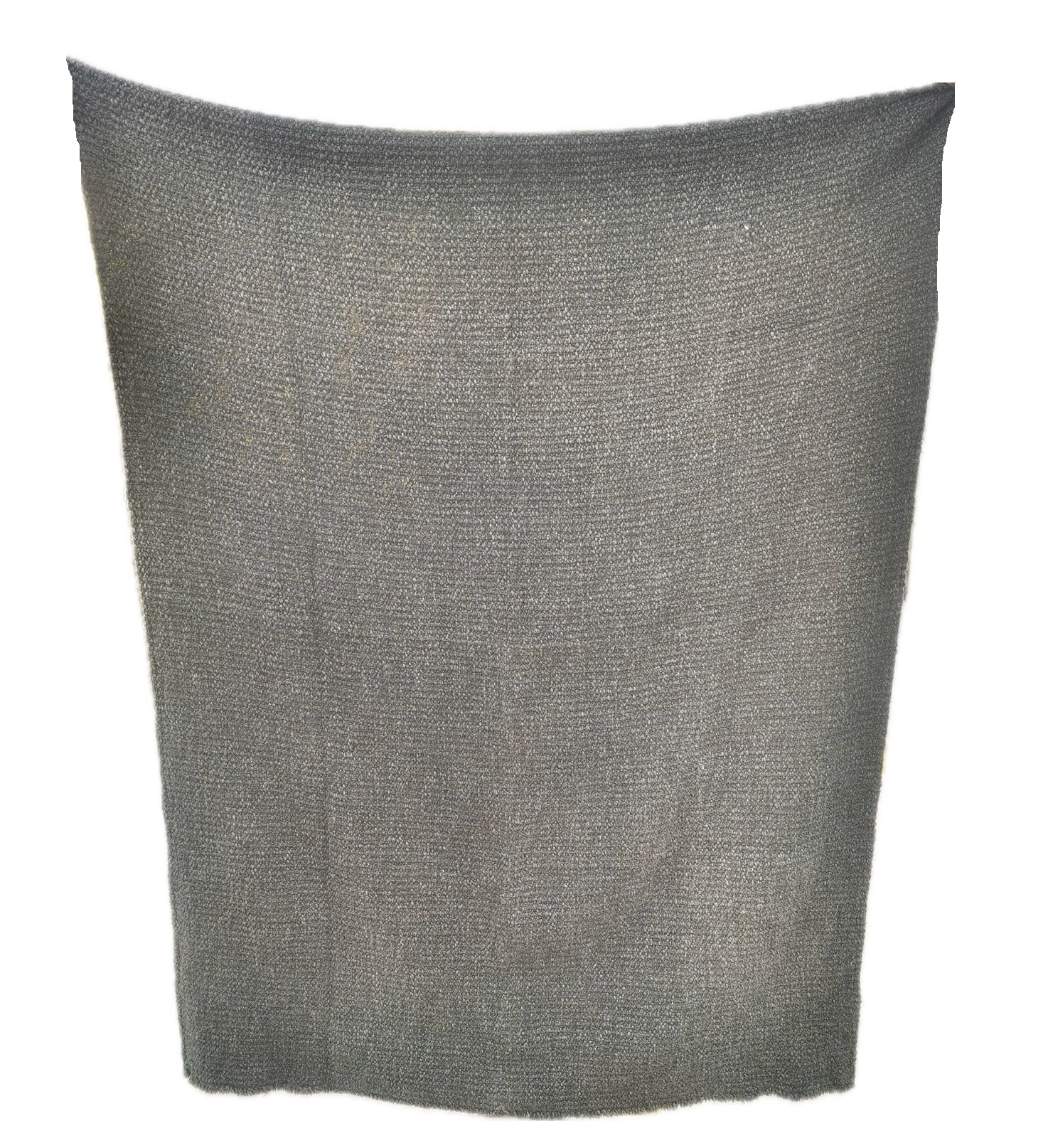 Tactile Poly Cotton Throw Green by Malini | Style Our Home