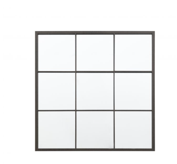 Thames Black Medium Mirror by Hudson Living | Style Our Home 