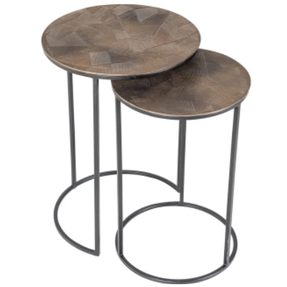 Tulum set of 2 End Table by Richmond Interiors | Style Our Home