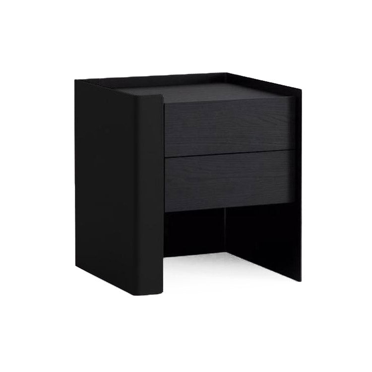 Tunica Bedside Table - Black Oak - Pair by Tommy Franks | Style Our Home