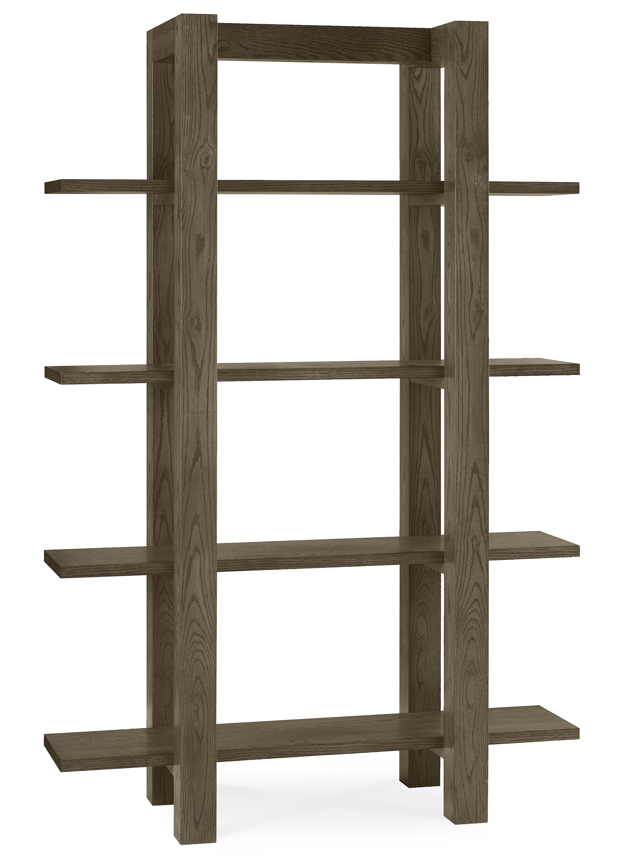 Turin Dark Oak Open Shelf Unit - Style our Home