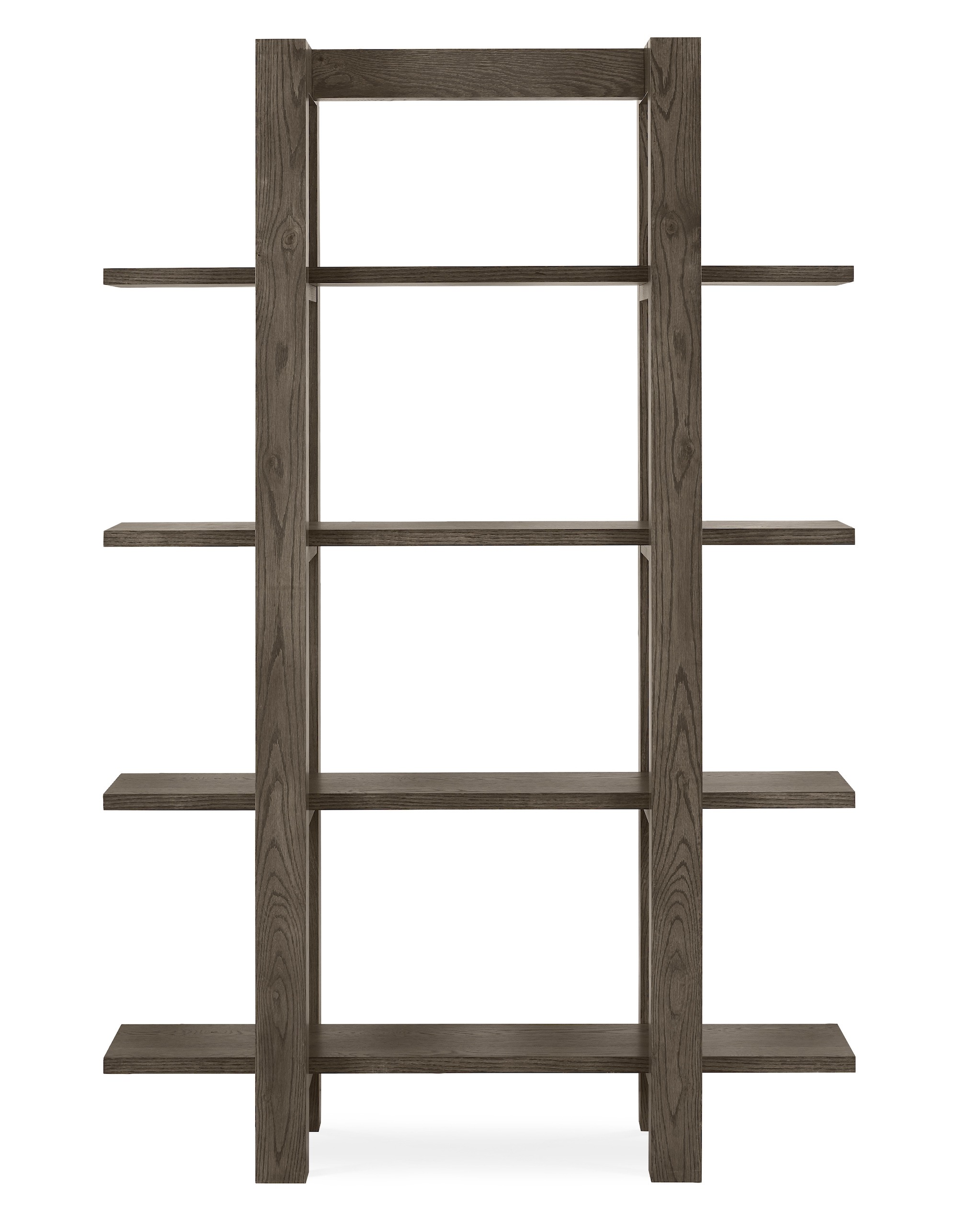 Turin Dark Oak Open Shelf Unit - Style our Home