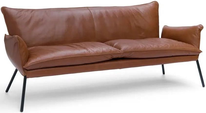 Gaucho Sofa 200cm with Black Powder-Coated Legs by Bree's New World | Style Our Home