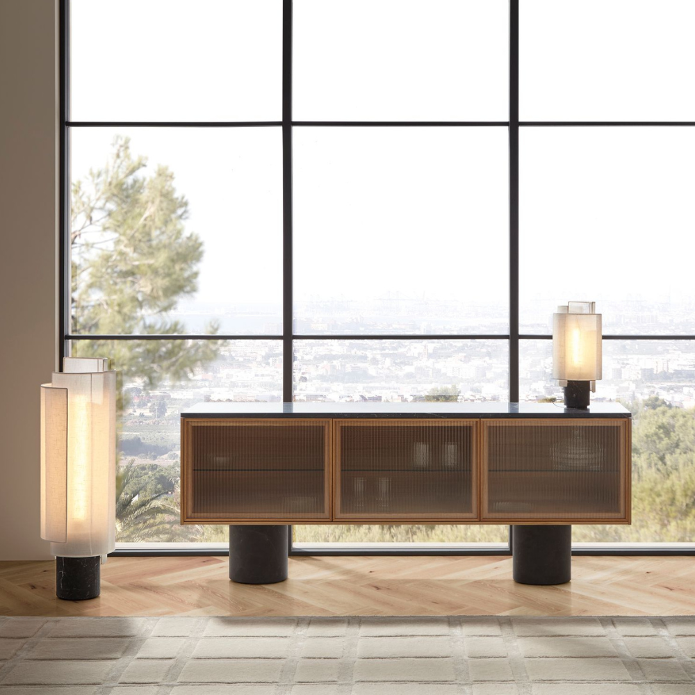 Rio Table Lamp - Fabric Shade by Punt Mobles | Style Our Home 