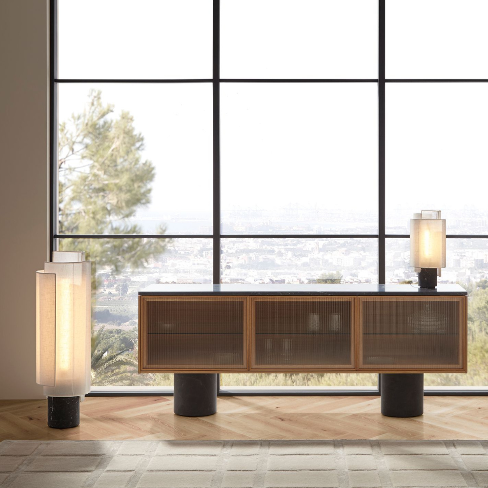 Rio Floor Lamp - Fabric Shade by Punt Mobles | Style Our Home 