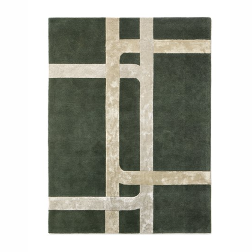 Stockholm Dark Bronze & Champagne Rug by Punt Mobles | Style Our Home 