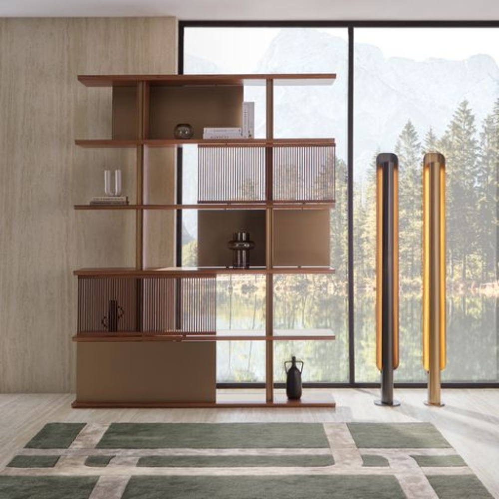 Stockholm Dark Bronze & Champagne Rug by Punt Mobles | Style Our Home 