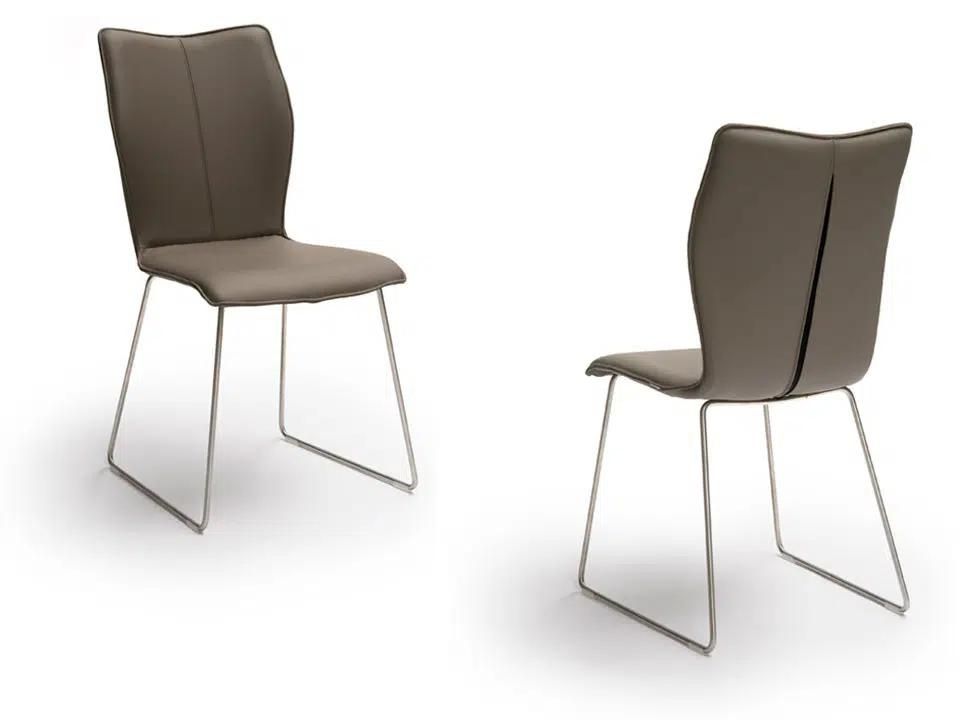 Ace II-G Dining Chair with Stainless Steel Legs by Bree's New World | Style Our Home