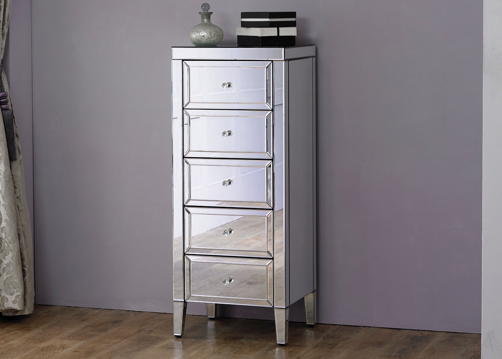 Valencia 5 Drawer Narrow Chest