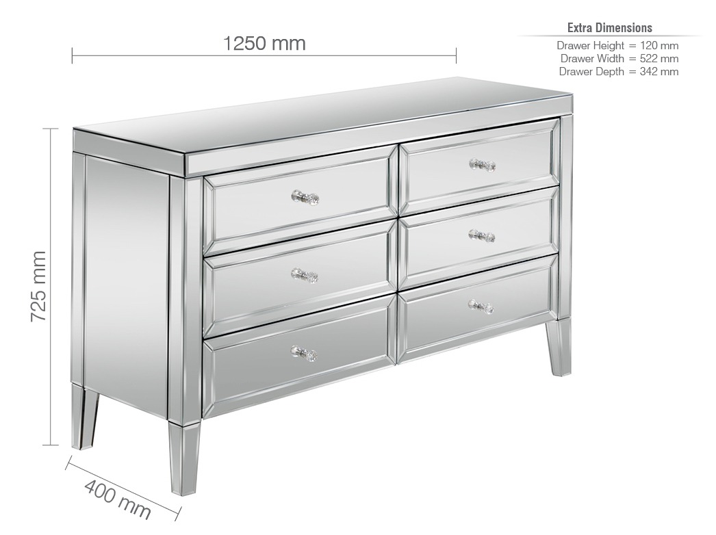 Valencia 6 Drawer Chest