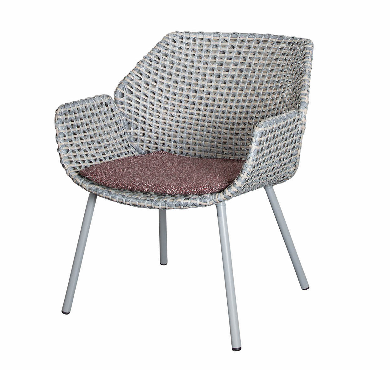 Vibe Light Grey Lounge Chair - Bordeaux Wove by Cane-line | Style Our Home