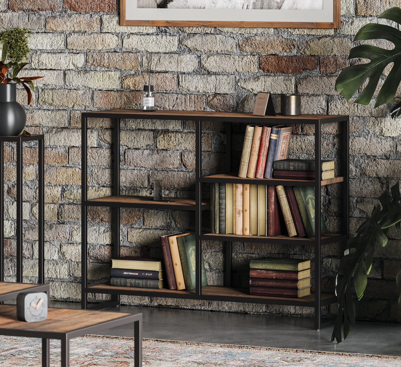 Ooki - Low Open Bookcase by Baumhaus | Style Our Home