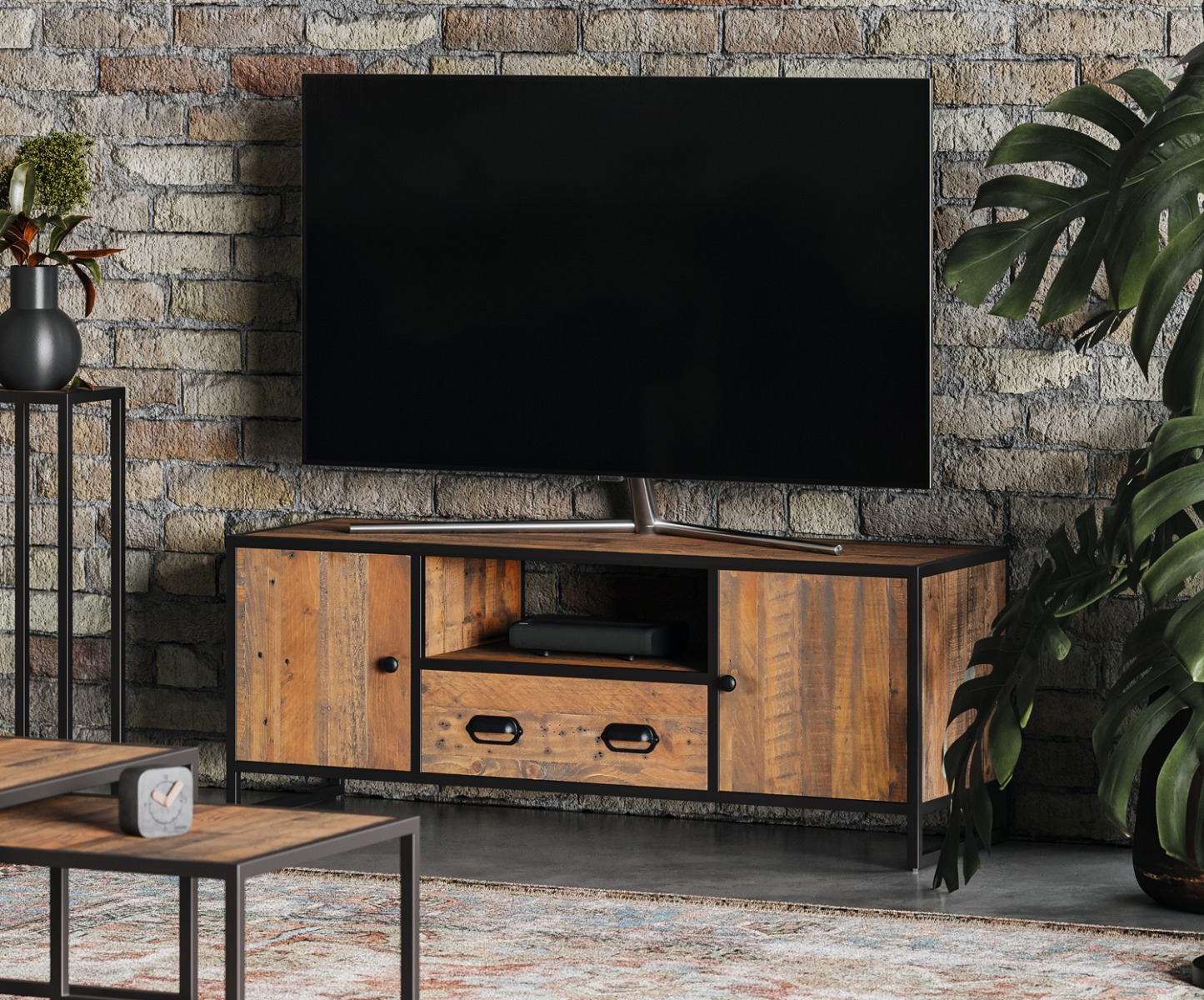 Ooki - Large Widescreen Television cabinet by Baumhaus | Style Our Home