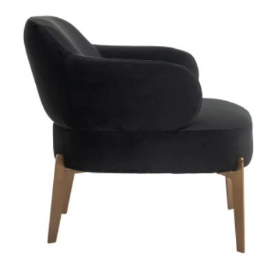  Venus Antraciet Velvet Easy Chair by Richmond Interiors | Style Our Home 