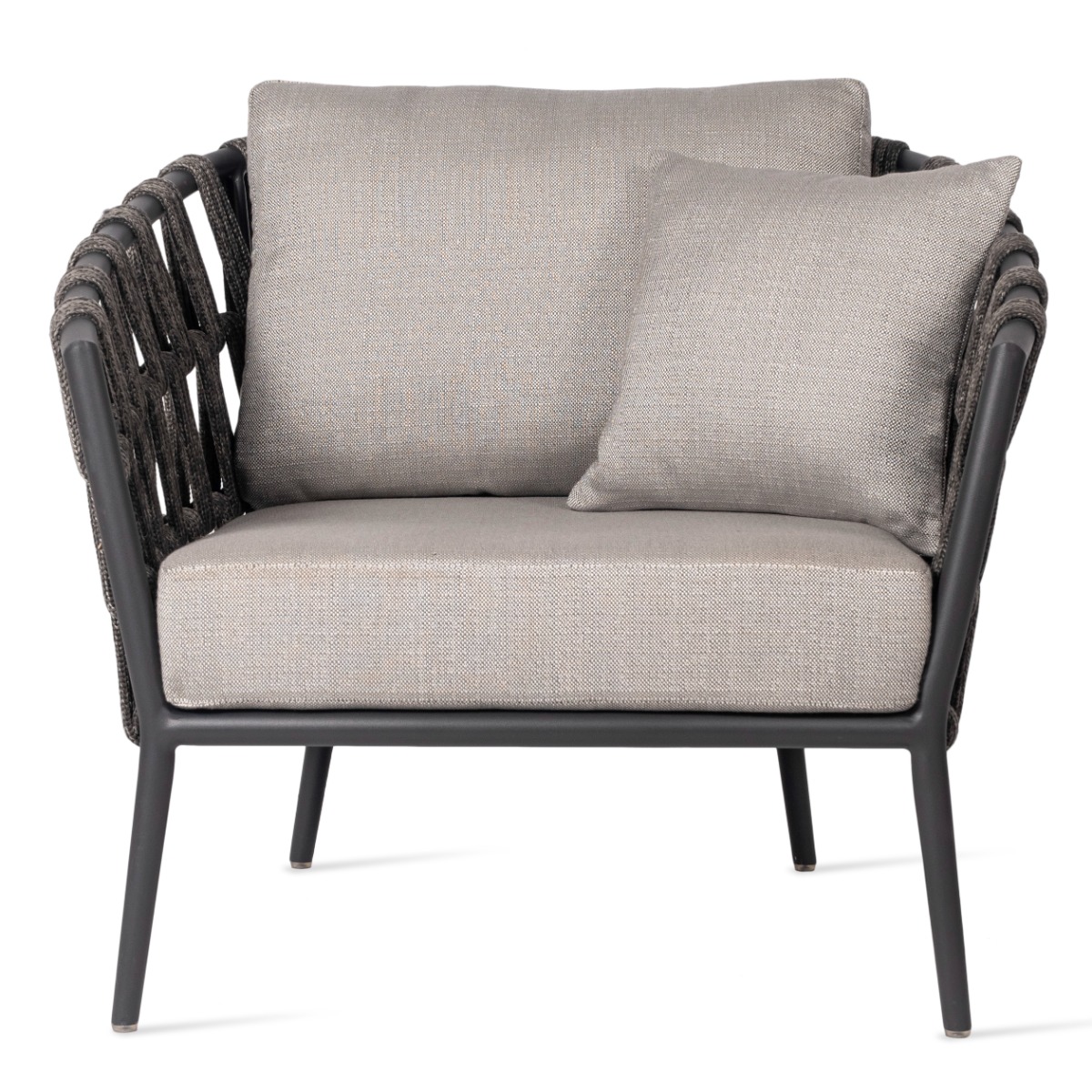 Leo Lounge Chair with Almond Seat and Back Cushion by Vincent Sheppard | Style Our Home