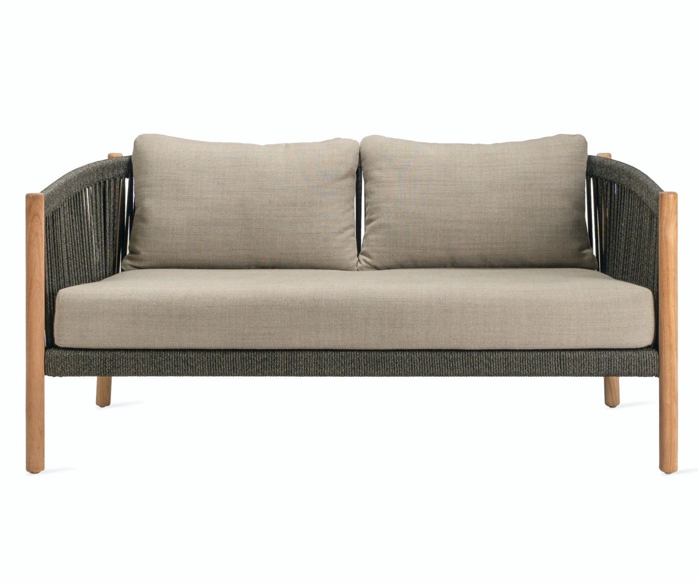 Lento Lounge Sofa 2.5 Seater with 1 Seat and 2 Back Almond Cushions by Vincent Sheppard | Style Our Home