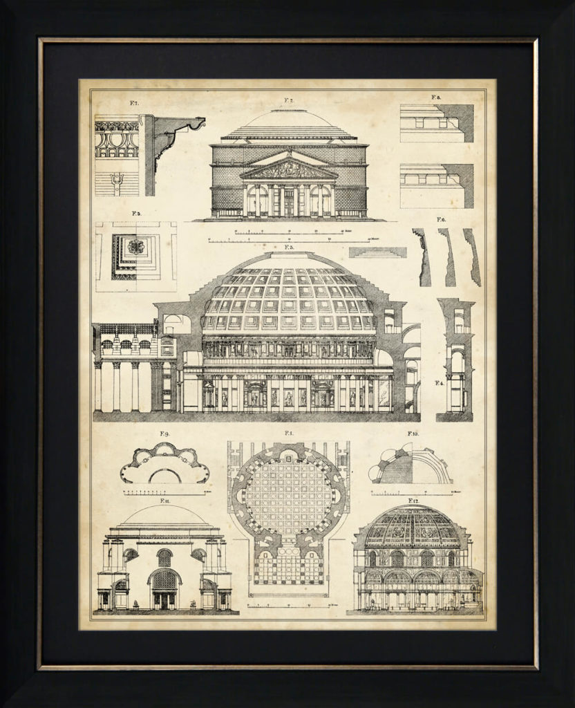  Vintage Architect Plans iii by Camelot Pictures | Style Our Home 