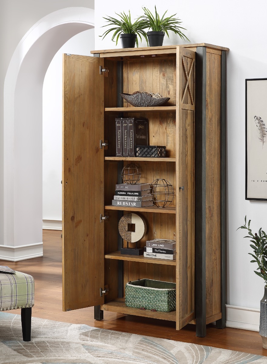Urban Elegance Reclaimed Living Room Storage Cabinet by Baumhaus | Style Our Home