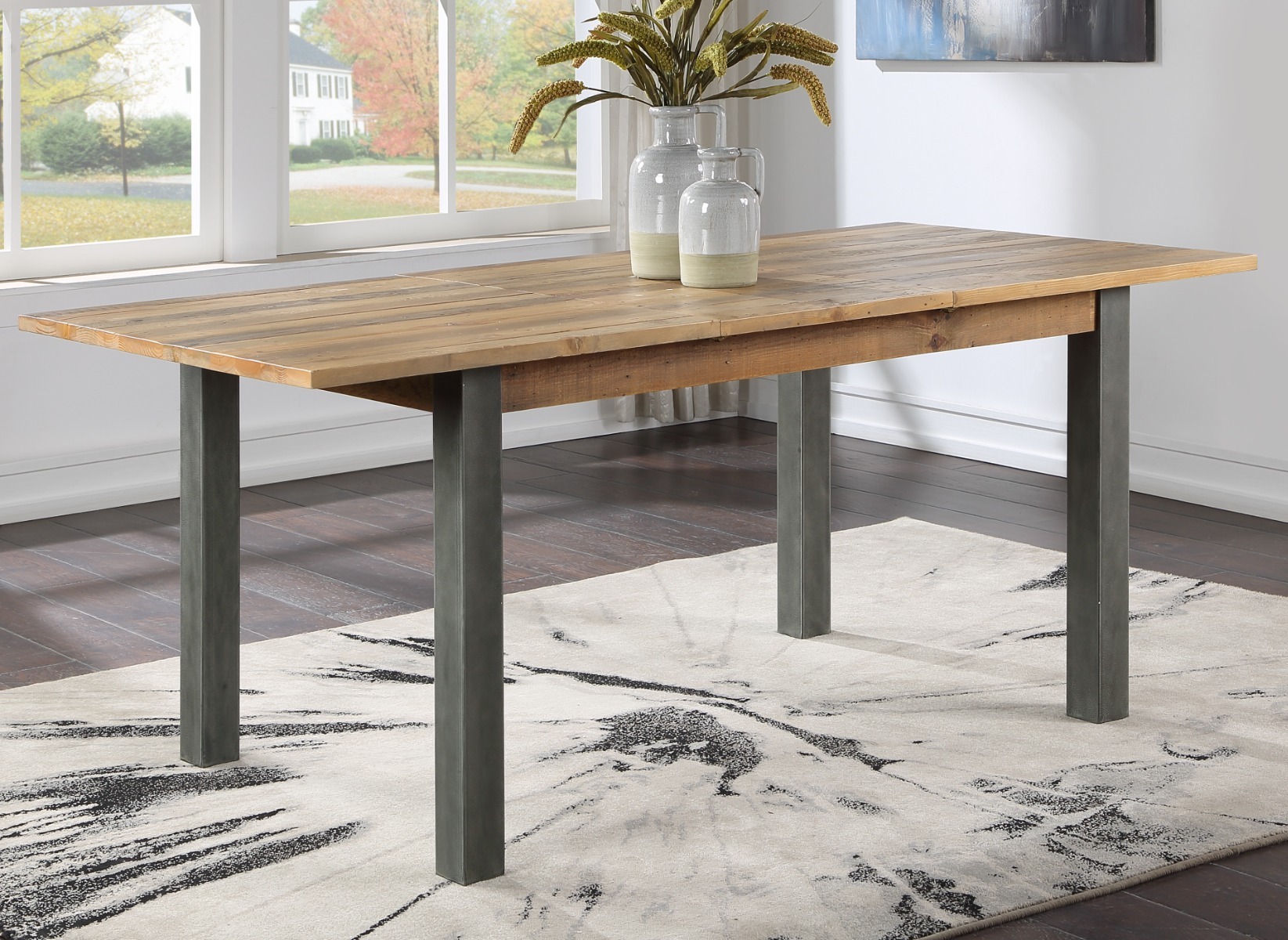 Urban Elegance - Reclaimed Extending Dining Table by Baumhaus | Style Our Home