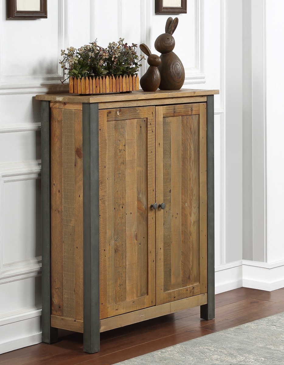 Urban Elegance - Reclaimed Small Shoe Storage Cupboard | Style Our Home