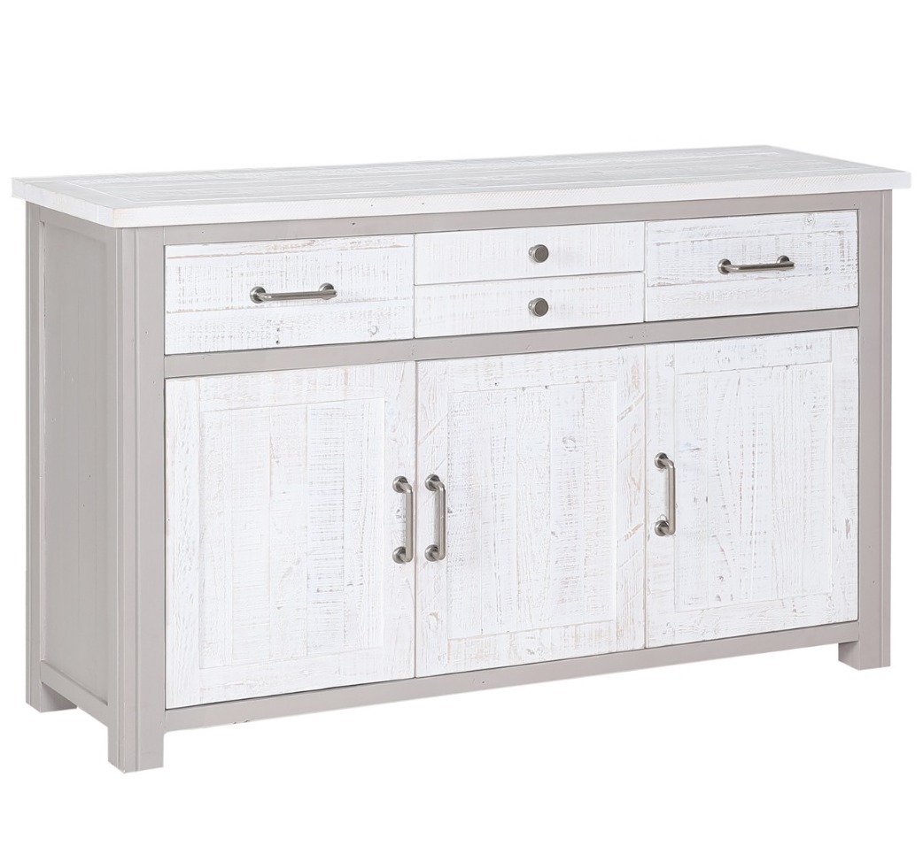 Greystone - Sideboard 3 Door / 4 Drawer by Baumhaus | Style Our Home