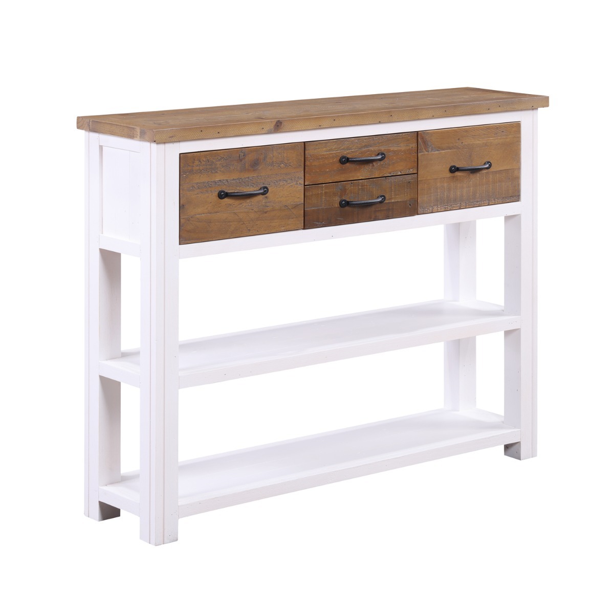 Splash of White - Low Bookcase / Console by Baumhaus | Style Our Home