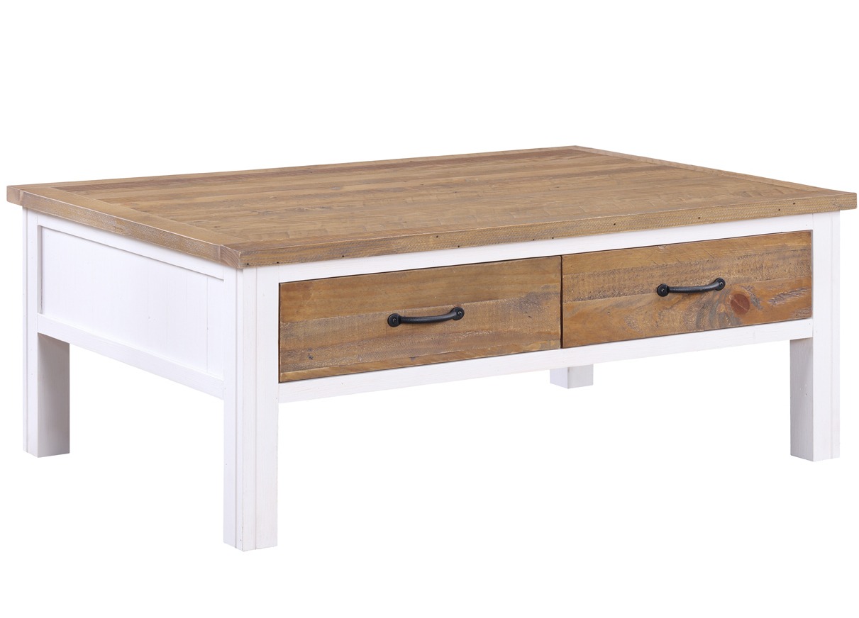 Splash of White - Coffee Table With Four Drawers by Baumhaus | Style Our Home