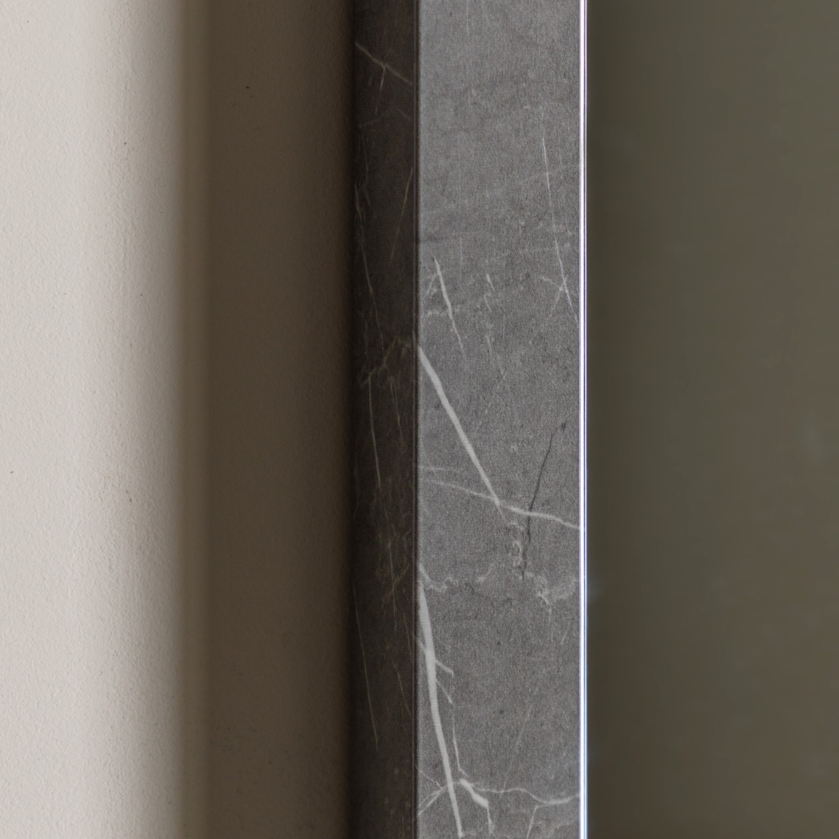 Fabrizio Small Marbled Grey Mirror by Gallery Living | Style Our Home