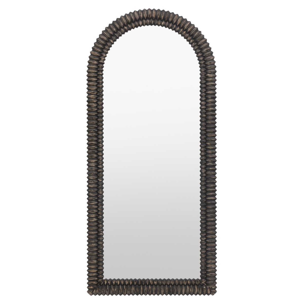 Emery Blackwash Arch Leaner Mirror by Gallery Living | Style Our Home