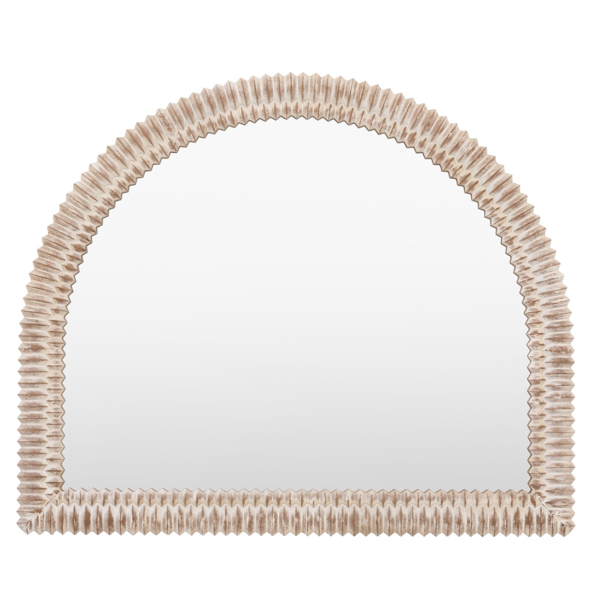 Emery Whitewash Overmantle Mirror by Gallery Living | Style Our Home