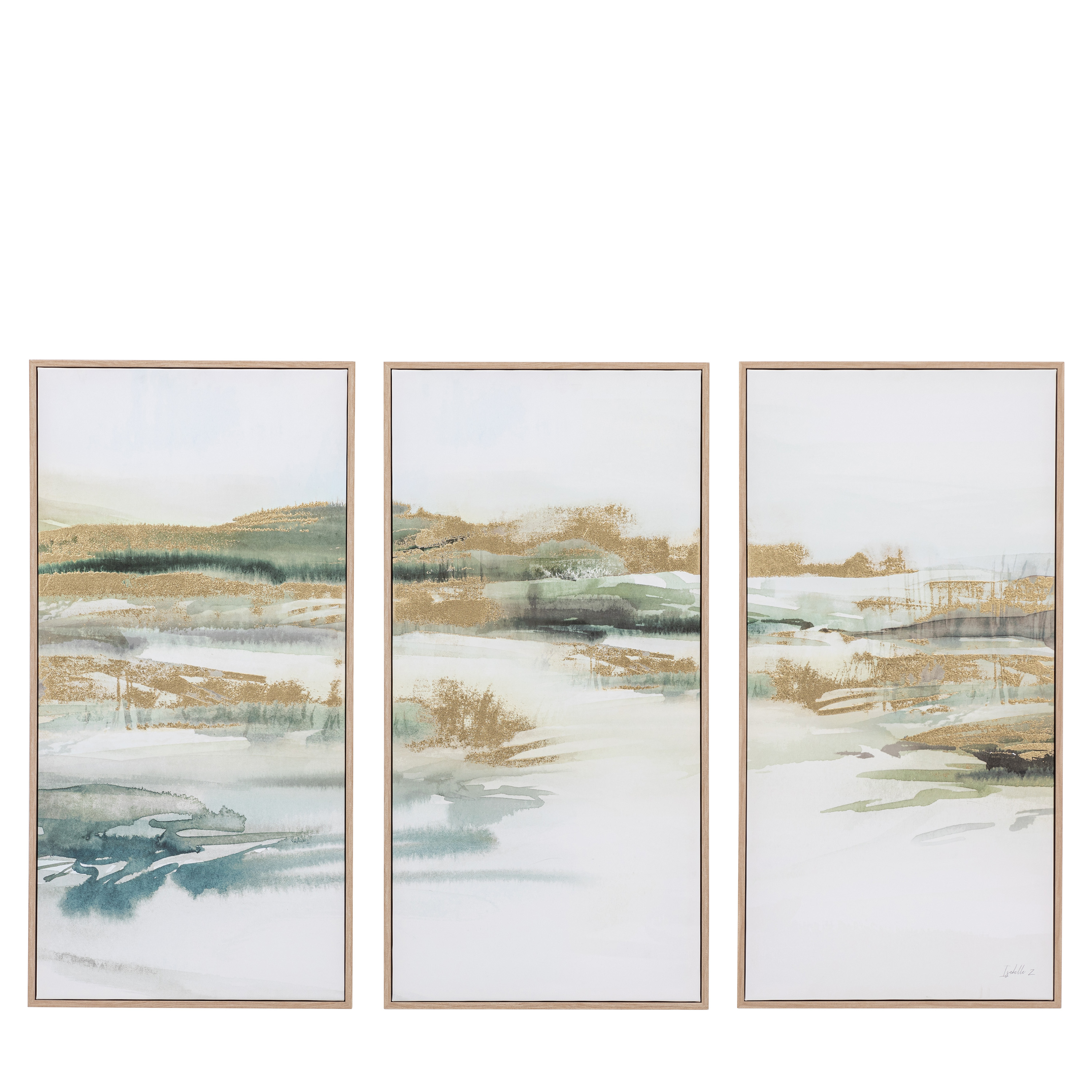Triptych Framed Canvas Set of 3 by Gallery Living | Style Our Home