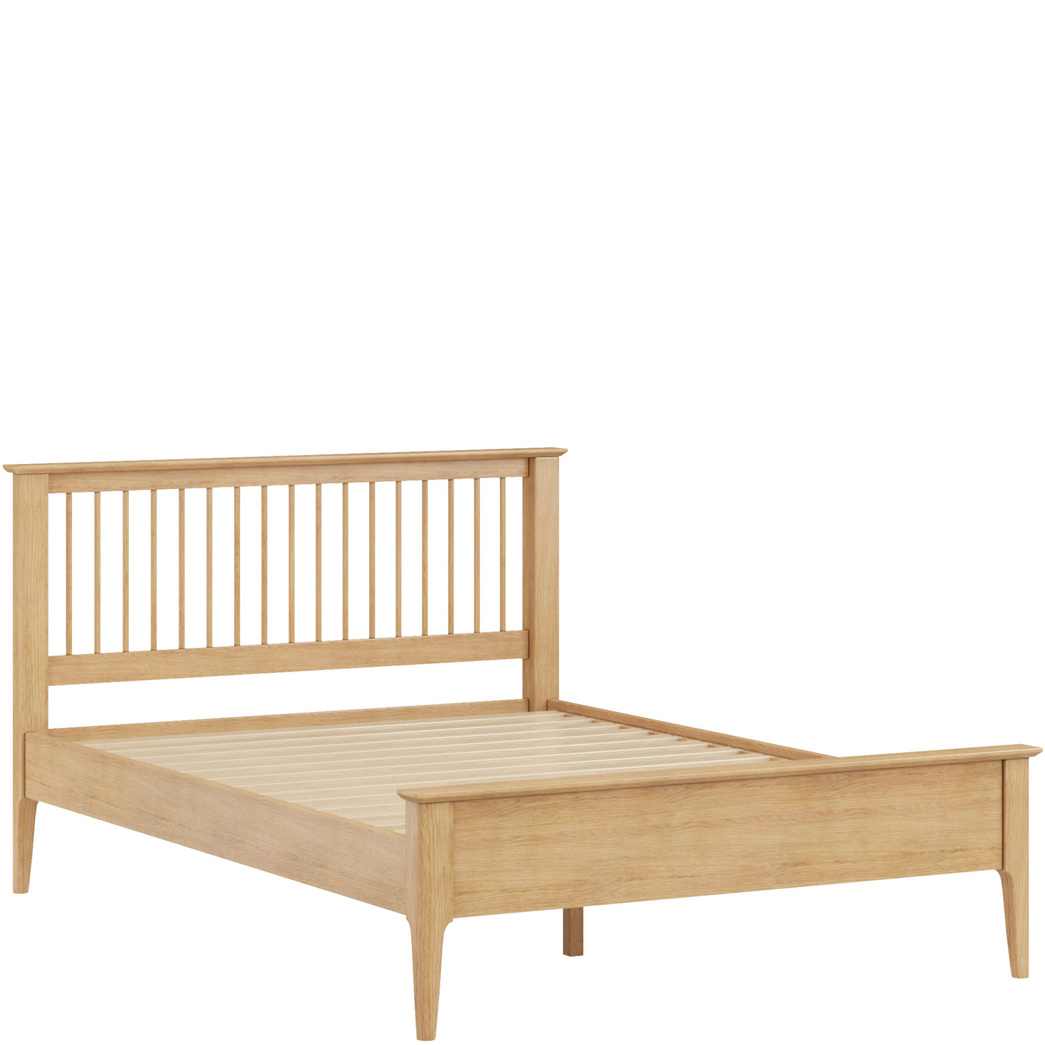 Marken Oak King Low Foot Bed by Heritance Furniture | Style Our Home