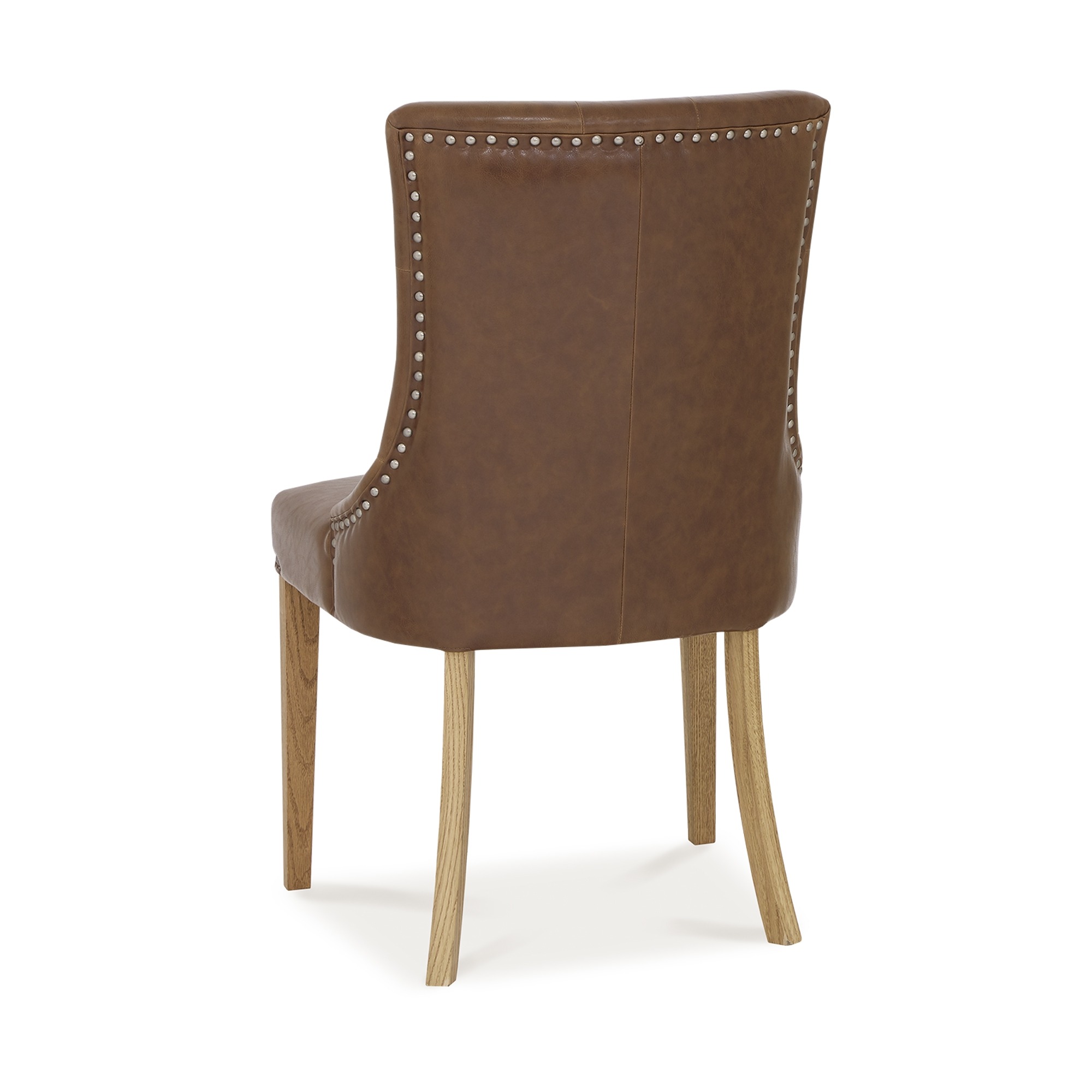 Westbury Tan Rustic Oak Upholstered Arm Chair - Style Our Home