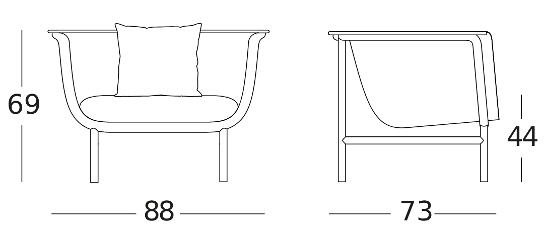 Wicked Lounge Chair by Vincent Sheppard in Taupe | Style Our Home
