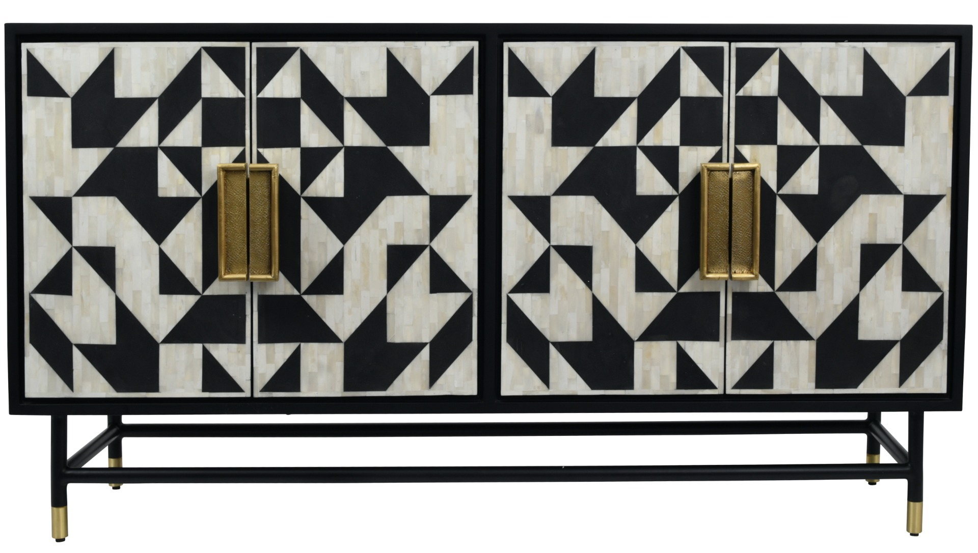 Wolseley Bone Inlay Four Door Buffet Cabinet by Libra | Style Our Home