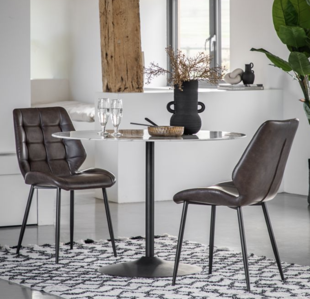 Wyndham White Round Dining Table | Style Our Home
