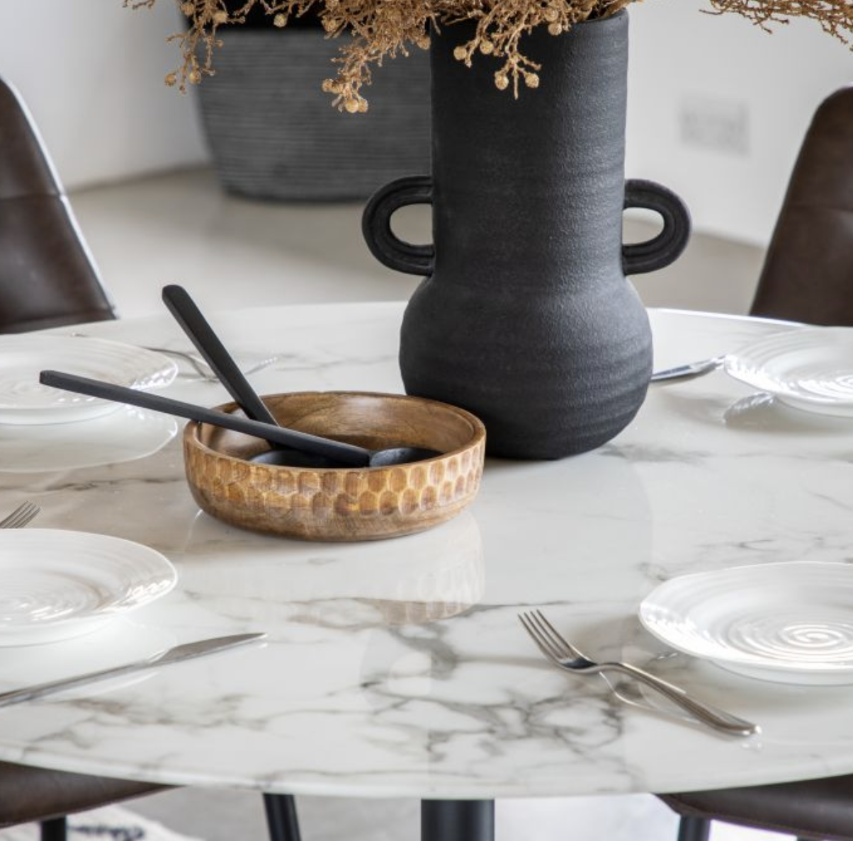 Wyndham White Round Dining Table | Style Our Home