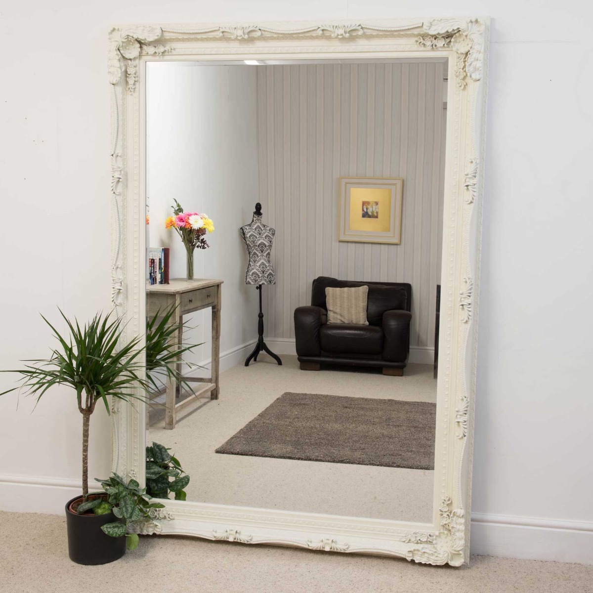 Venus Ivory Extra Large Wall Mirror 