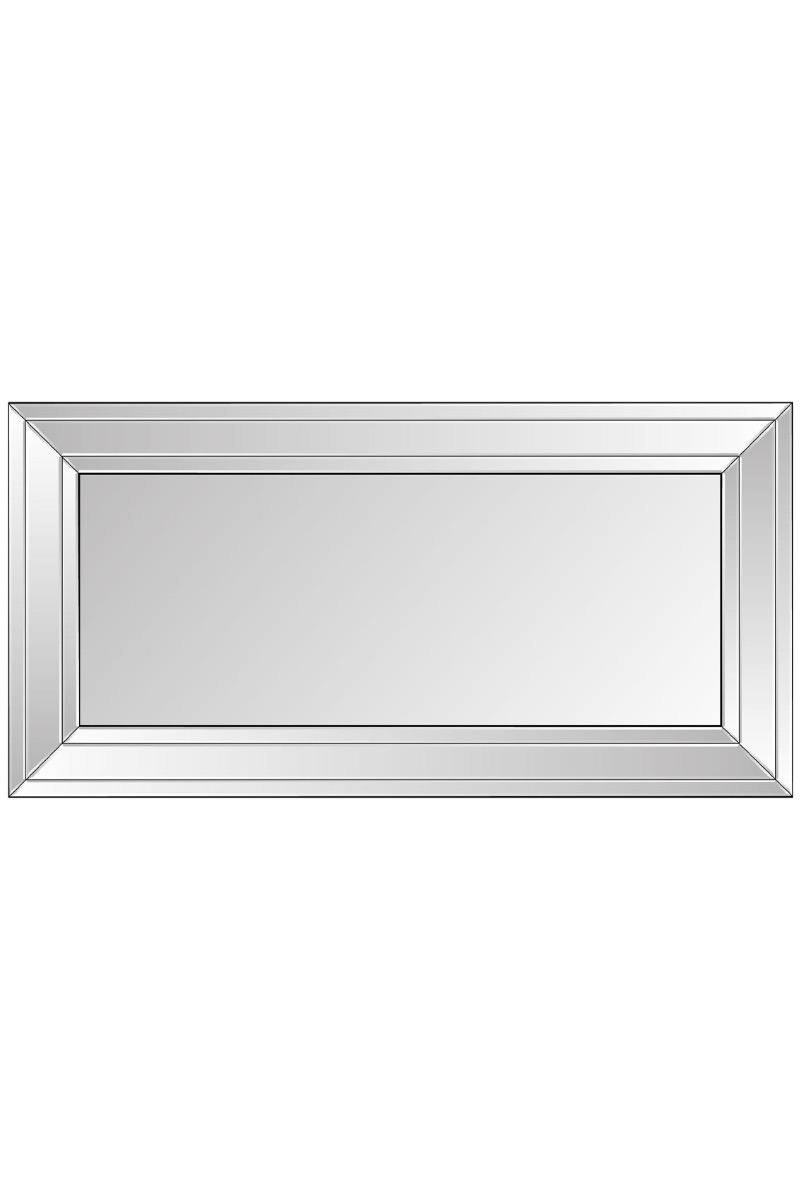 Maia All Glass Modern Bevelled Full Length Leaner Mirror by Belle Pareti | Style Our Home