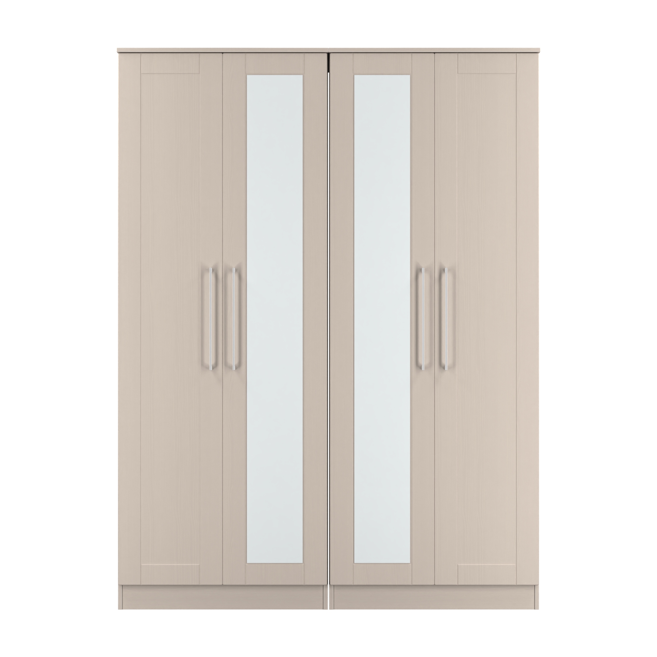 York Tall 4 Door Wardrobe in Kashmir Ash