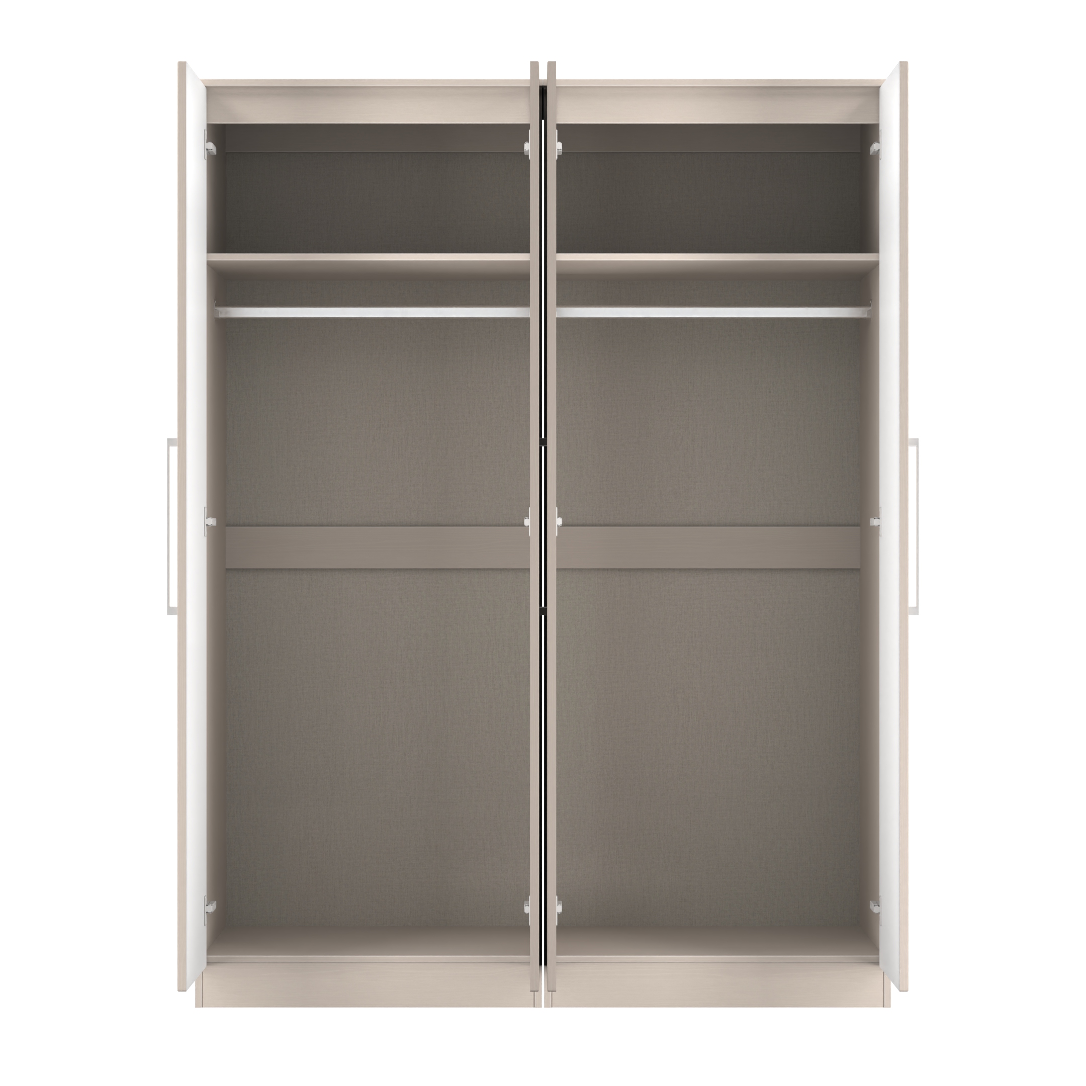 York Tall 4 Door Wardrobe in Kashmir Ash
