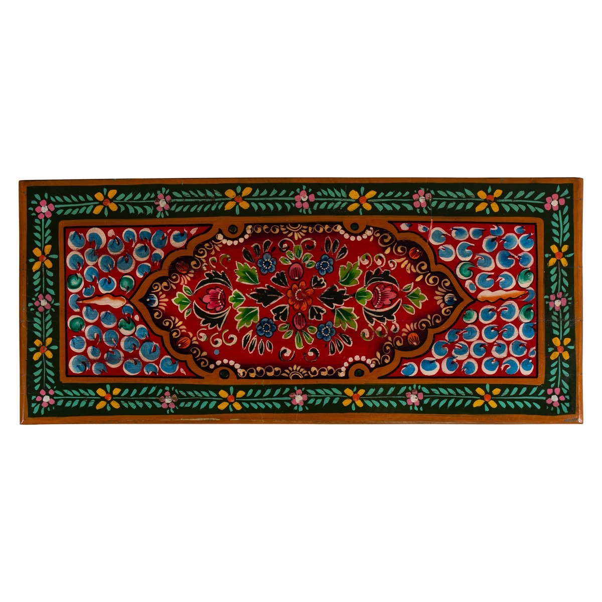 Carnival Hand Painted Vintage Folk Pattern 2 Door Cabinet | Style Our Home