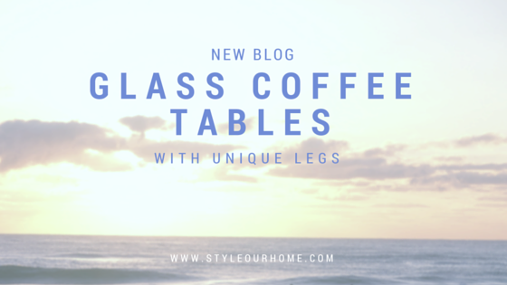 UNIQUE GLASS COFFEE TABLES